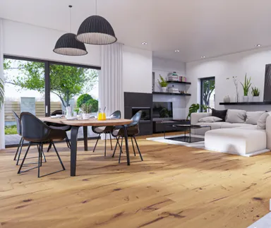 HORI Parkett Eiche Palazzo Vecchio tief gebürstet Landhausdiele XXXXL natur-geölt 8