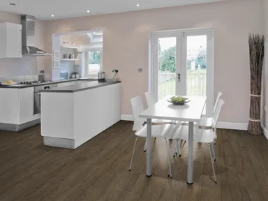 DOMIZIL PVC freier Klick-Designboden Aqua Eiche antik braun Landhausdiele 7