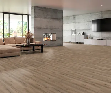tilo Klebe-Vinylboden ROBUSTO PRO+ Eiche Victoria Holzoptik softsynchron Landhausdiele TwistPLUS lackiert 0