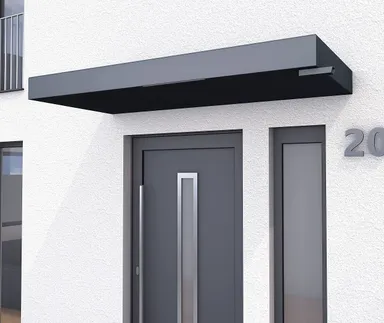 Gutta Vordach Haustür BS PLUS aluminium 0