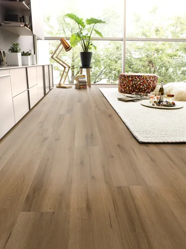 tilo Klick-Vinylboden NOVO Eiche Finca Holzoptik softsynchron Diele 0