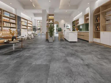 HORI Klick-Hartvinylboden Rigid SPC XXL Fliesenformat Superficie Apollo Steinstruktur 0