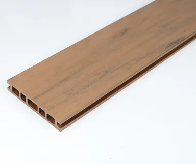 HORI Terrassendielen Komplettset WPC Treibholz Hohlkammer braun Bi-Color 25 x 145 mm 0