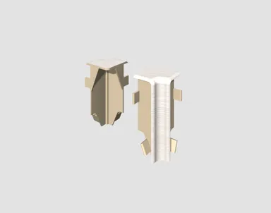 EGGER Innenecke Cubical Eiche weiß 6 cm 0