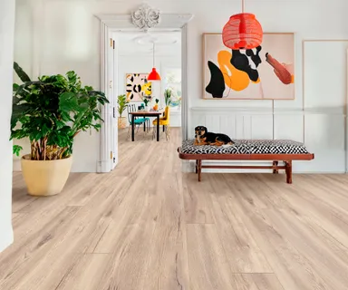 kiwi now PVC freier Klick-Designboden 47KN63 Petterson Eiche Beige Landhausdiele die Raffinierte Wahl 5