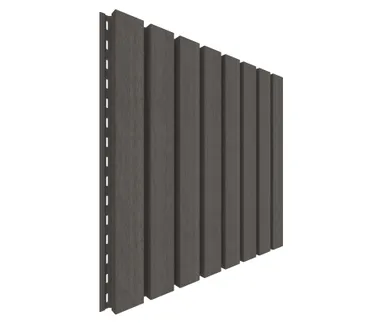 NewTechWood WPC Fassadenprofil Castellatio PRO35 33 x 215 mm Silver Grey 1