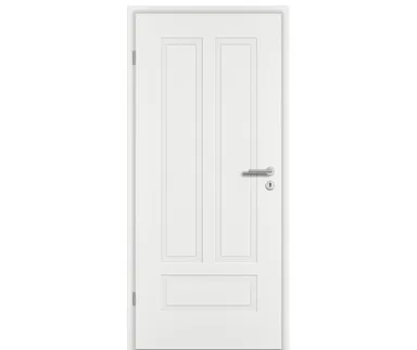 PRÜM Zimmertür ELEGANCE MODENA M3/2 Weißlack Exclusiv RAL 9016 Röhrenspan kleine Rundkante 0