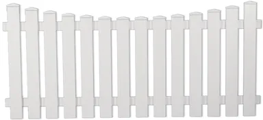 TETZNER & JENTZSCH Vorgartenzaun Lightline Vorgarten Tiefbogen weiß 0