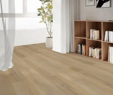 HORI Klick-Hartvinylboden Rigid SPC Eiche Chester A. Arthur dunkelbeige Landhausdiele Holzstruktur 0