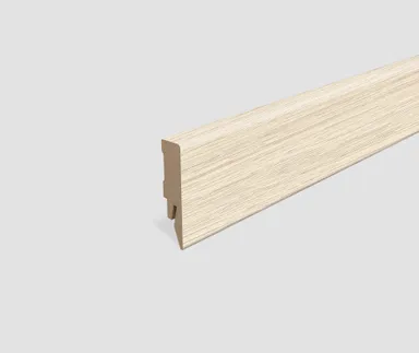 EGGER MDF-Kern Sockelleiste L615 passend zu Fußboden Victoria Eiche weiss 0