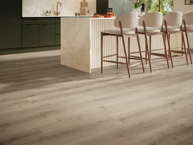 PARADOR PVC freier Klick-Designboden Modular ONE Eiche pure perlgrau Holzstruktur Landhausdiele 8