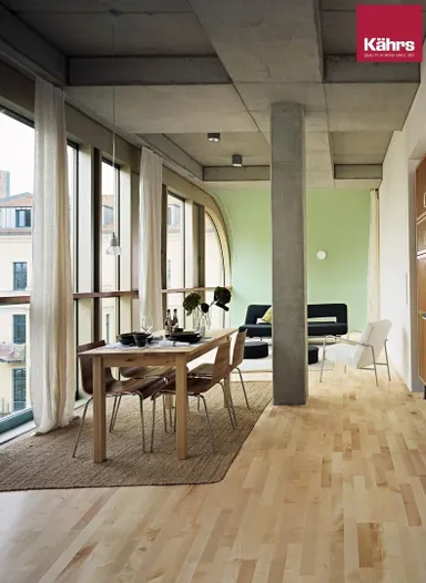 Kährs Parkett Nordic Naturals Bergahorn Gotha Schiffsboden versiegelt 2
