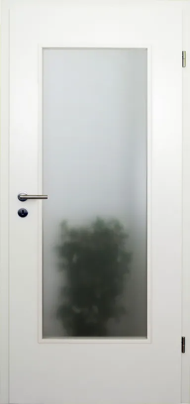 HORI Zimmertür Aktion CPL Weißlack RAL9010 mit Lichtausschnitt Röhrenspan kleine Rundkante 0