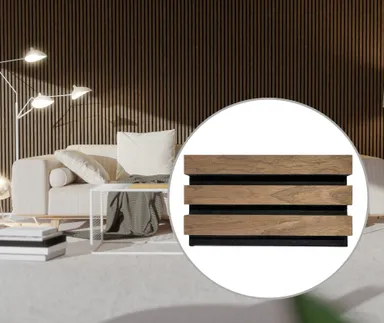 HORI WALL Wandpaneele Walnuss rustik, 60 cm Breite 0