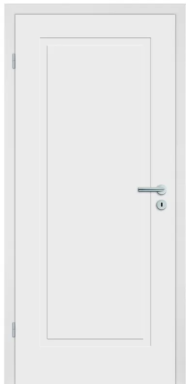 HORI Zimmertür Komplettset Alicante 1 Signalweiß RAL9003 Röhrenspan Designkante 0