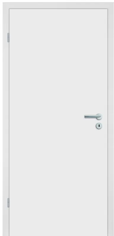 HORI Schallschutz Wohnungseingangstür CPL Signalweiß RAL9003 SK2 Designkante Vollspan Komplettset 0