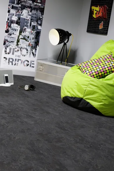 Gerflor Klebe-Vinylboden Senso Natural 0397 Night Slate Fliese selbstklebend 0