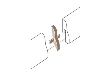 PARADOR Übergangskappe Alu-Optik Typ 2 für SL 4 0