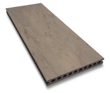 HORI Terrassendielen WPC Treibholz Holkammer XXL beige tiefe Holzstruktur + geriffelt 23x200mm 0