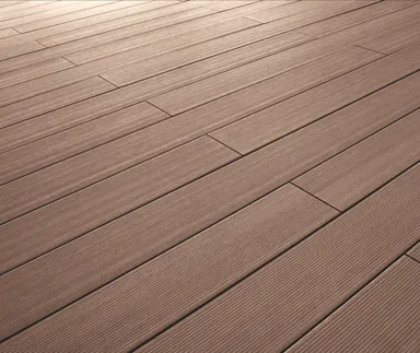 Lignodur terrafina Terrassendielen WPC Massiv XL Fein Kaffeebraun 21 x 196mm 0