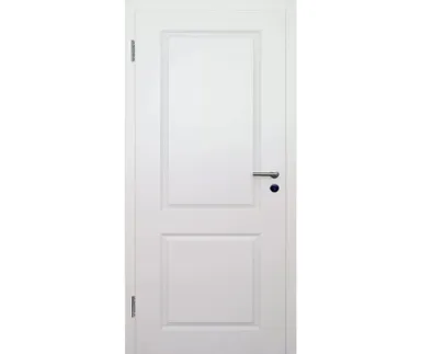 HORI Schallschutz Wohnungseingangstür Estella 2 Weißlack RAL9010 SK1 Rundkante Vollspan Komplettset 0