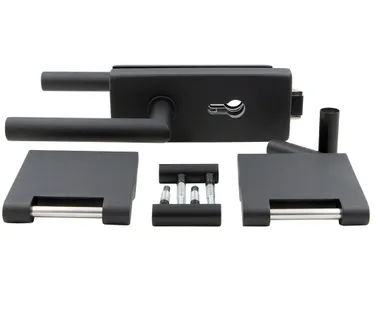 HORI Glastür Komplettset 8 mm ESG 4 Streifen matt 11