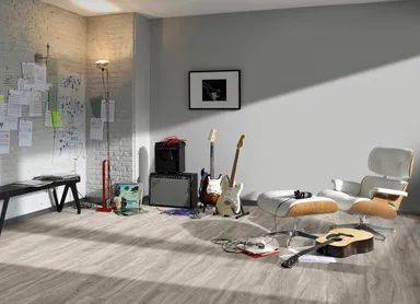 PARADOR Klick-Vinylboden SPC Basic 5.3 Eiche pastellgrau gebürstete Struktur Landhausdiele 6