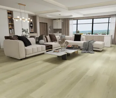 HORI Klick-Hartvinylboden Rigid SPC Eiche Abraham Lincoln hellbeige Landhausdiele Holzstruktur 0