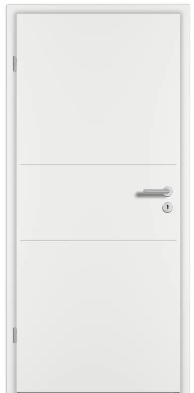 PRÜM Zimmertür Komplettset Royal RY-433 Weißlack RAL 9016 0