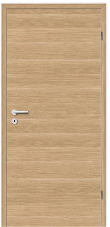 HORI Zimmertür CPL Eiche natur quer strukturiert Röhrenspan Rundkante 0