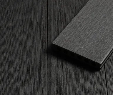 HORI Terrassendielen Komplettset WPC Safety Schutzummantelung anthrazit modern grob strukturiert/glatt gebürstet 23 x 143 mm 0