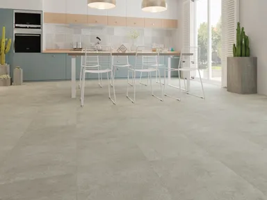 HORI Klick-Hartvinylboden Rigid SPC XXL Fliesenformat Concreto Elefante Steinstruktur 0