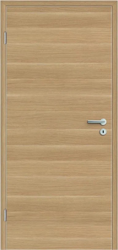 HORI Schallschutztür Wohnungseingangstür CPL Eiche natur quer SK1 Vollspan Rundkante 0