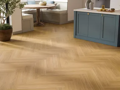 PARADOR Klick-Vinylboden SPC Trendtime 3 SPC Eiche Oxford karamellbraun Seidenmatte Struktur Fischgrät 5