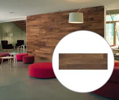 HARO Interior Wall Echtholz Wandverkleidung Patagonia Amerikanischer Nussbaum River strukturiert geölt 0