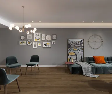 HORI Klick-Hartvinylboden Rigid SPC Eiche geräuchert Toowoomba Landhausdiele Holzstruktur 5