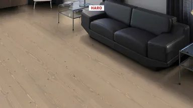 HARO Parkett 4000 Tanne pastellgrau strukturiert Landhausdiele 2