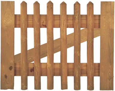 TETZNER & JENTZSCH Gartenzaun Tor für Senkrechtzaun 0