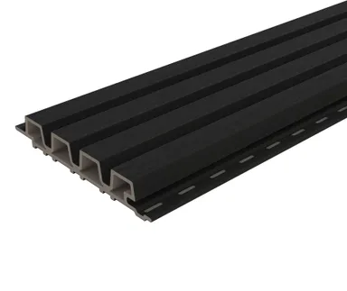 HORI WPC Fassadenprofil Rhombus Premium Small 33 x 215 mm anthrazit-schwarz 0