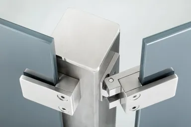 HORI Glaszaun Eckscharnier für Eckpfosten 0