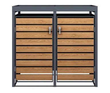 HORI Mülltonnenbox Cleanman 1 Wood 1