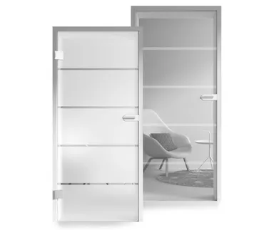 HORI Glastür 8 mm ESG Modell Valencia Komplettset 0