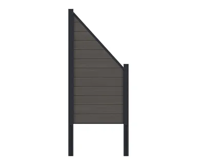 NewTechWood WPC Sichtschutzzaun Stecksystem Portland 0