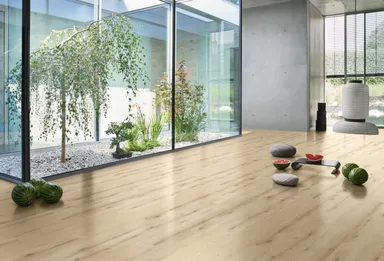 PARADOR PVC freier Klick-Designboden Modular One Hydron Eiche Urban hell gekälkt Holzstruktur Landhausdiele 3