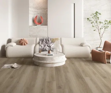 HORI Klick-Hartvinylboden Rigid SPC Eiche James A. Garfield dunkelgrau Landhausdiele Holzstruktur 0