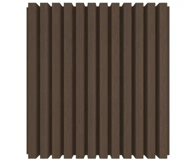 HORI WPC Fassadenprofil Rhombus Premium Small 33 x 215 mm dunkelbraun 1