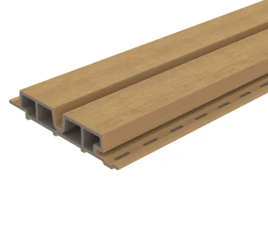 HORI WPC Fassadenprofil Rhombus Premium Medium 33 x 181 mm hellbraun 0