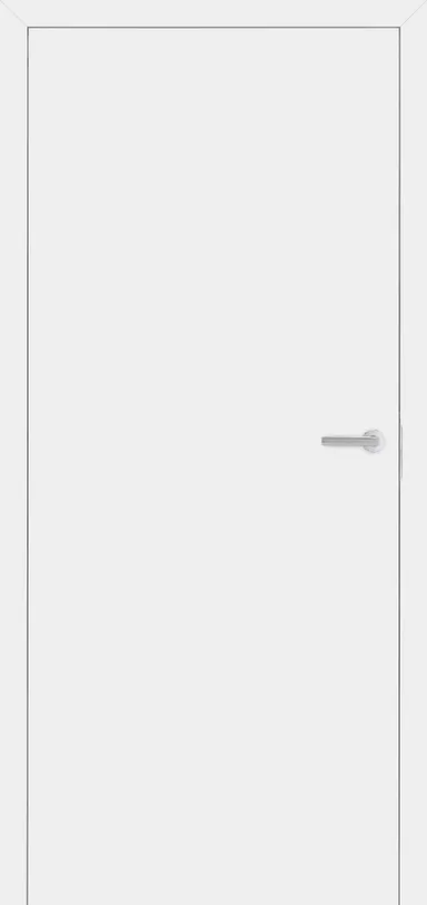 HORI Zimmertür Komplettset Signalweiß RAL9003 stumpf ohne Schlüssellochbohrung 0