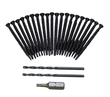 HORI Befestigungsschrauben für Nutleiste Edelstahl 3,5 x 45 mm schwarz 0