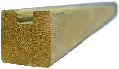 TETZNER & JENTZSCH Sichtschutzzaun Endpfosten Trelleborg-System 0